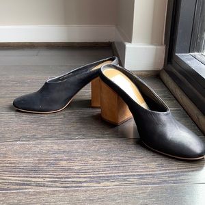 Dolce Vita Wooden Heeled Mules